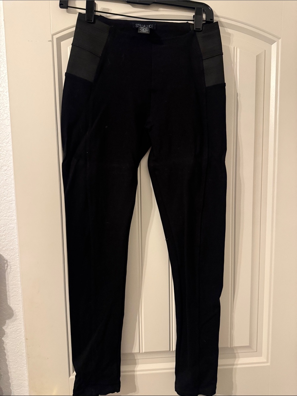 Stella Luce Black Slim Ponte Leggings